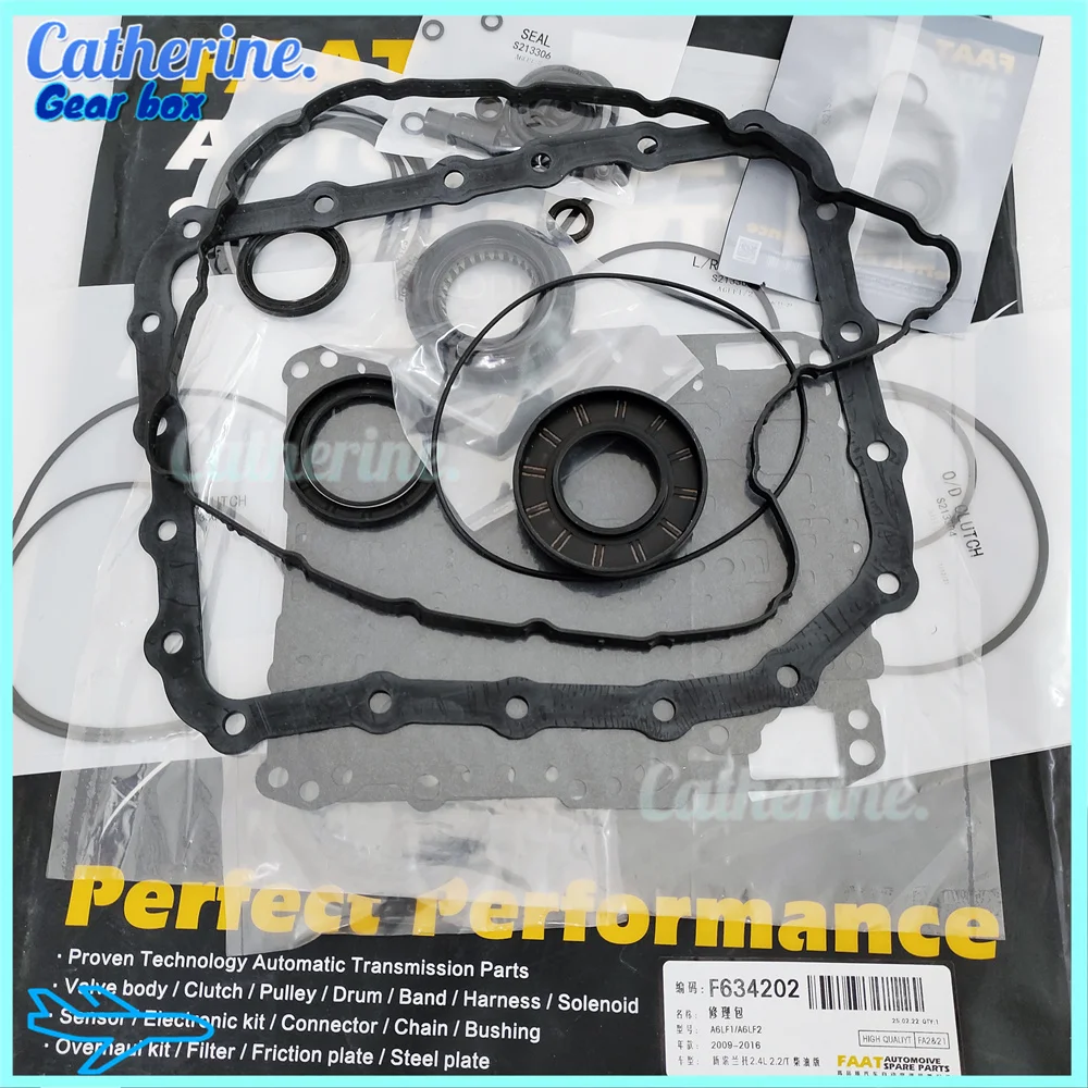 

A6LF1 A6LF2 A6LF3 Transmission Clutch Repair Kit Gaskets Kit Oil Seal For Hyundai Sorento 2009-12 Sedona 2010-13 Gearbox
