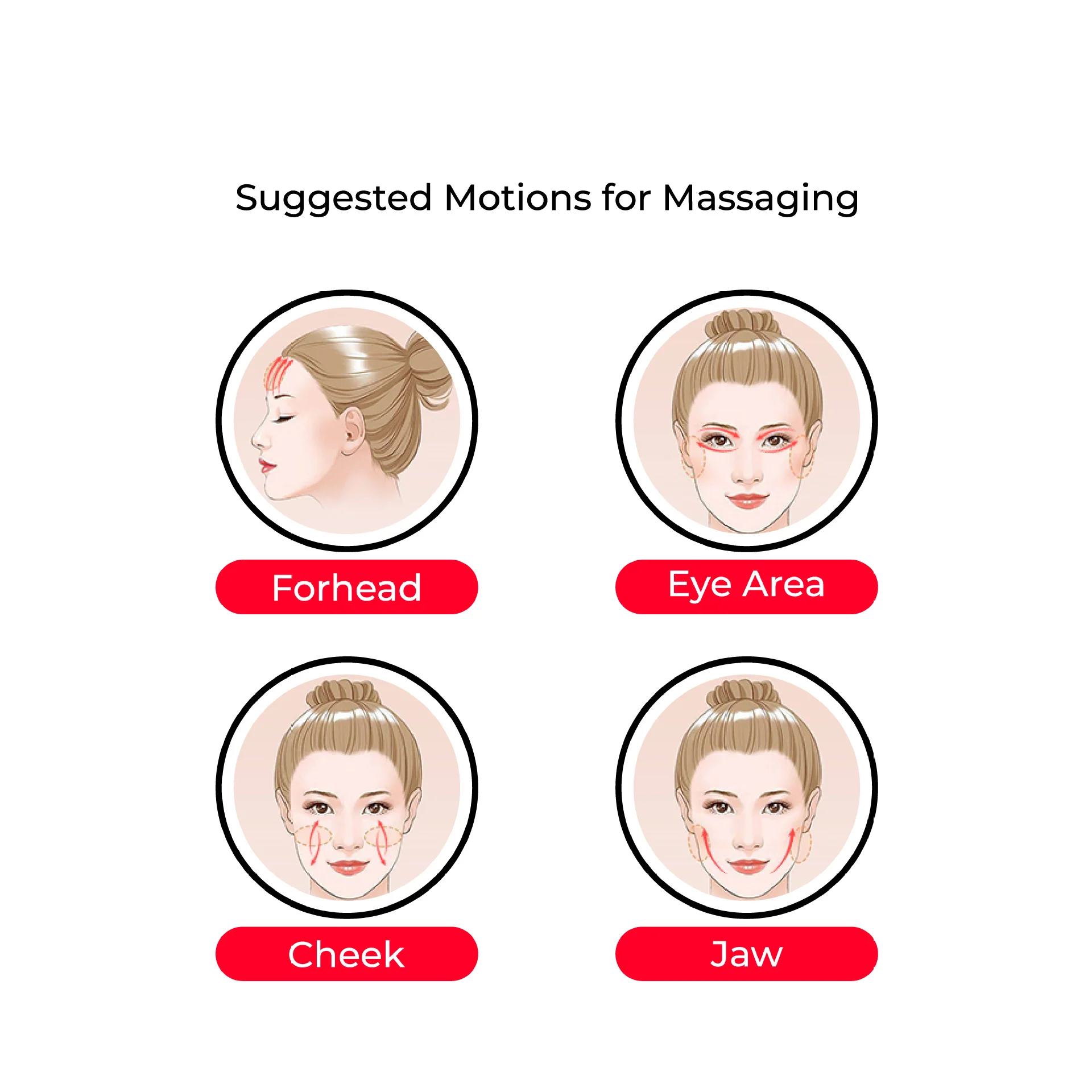 Dispositivo de beleza do massageador de levantamento de endurecimento facial para aperto da pele do rosto