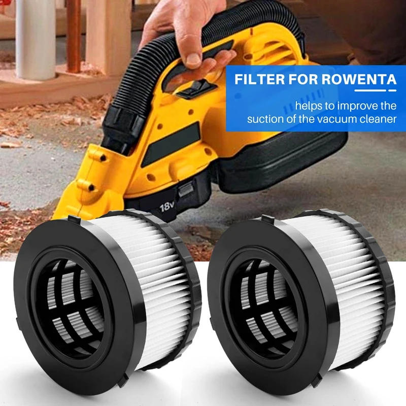 فلتر Hepa بديل لـ dwalt dc5151h dc515 dcv517 ، ملحقات مكنسة كهربائية رطبة وجافة ، عبوة 2