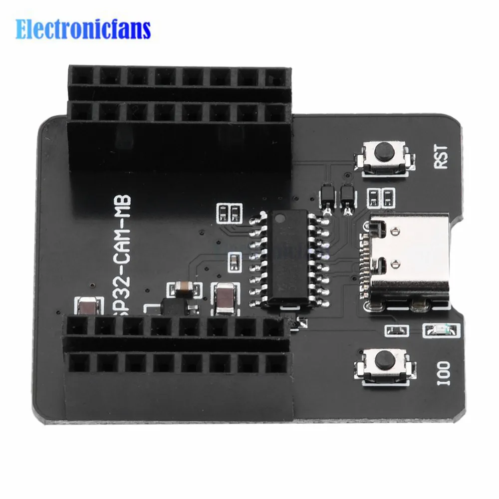 ESP32-CAM-MB Development Board Test Backboard Serial Port Burner Module with Expansion Interface CH340C Type-C Interface