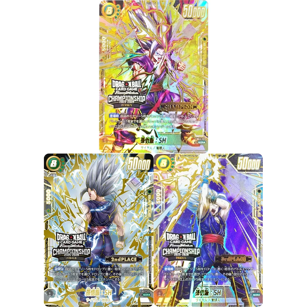 

Коллекционные карточки Dragon Ball 2025-2026 CHAMPIONSHIP Son Gohan CHAMPION JPN DIY: Высококачественные самодельные игровые карты, подарок, игрушка