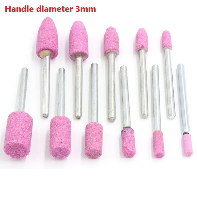 Drill Grinding Head Tool Assorted Ceramic Mounted Point For Mini Drill Rotary Tools Abrasive Mounted Stone 3-12mm