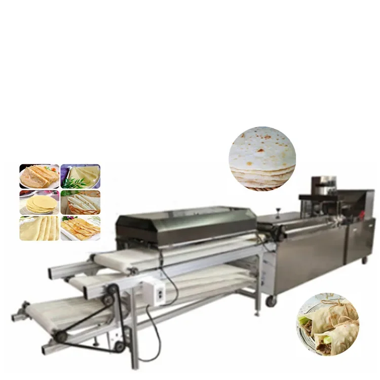 Máquina para hacer tortillas Chapati totalmente automática, máquina para hacer Pan de Pizza de alta calidad, precio