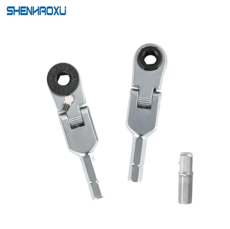 Lollipop Multifunktionaler EDC-Schraubendreher-Schlüsselanhänger Magnetischer 1/4 Zoll Sechskant-Adapter Tragbares Superstahl-Fahrradreparaturwerkzeug – Detail 1