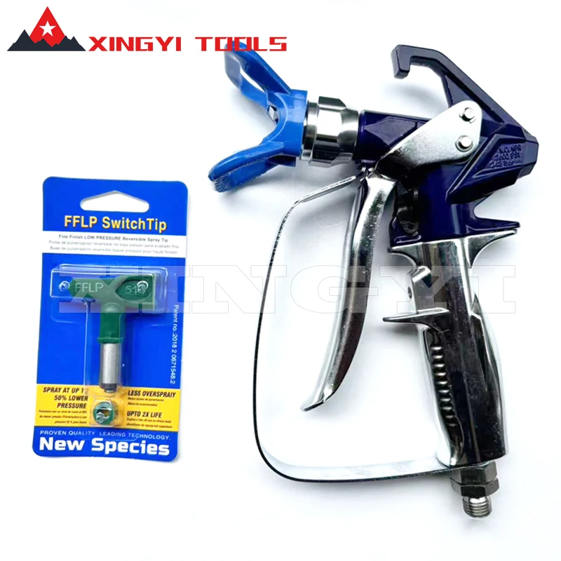 Professional Airless Spray Gun With 517 Spray Tip Airless Spraying Machine For TItan Wagner Paint Sprayers