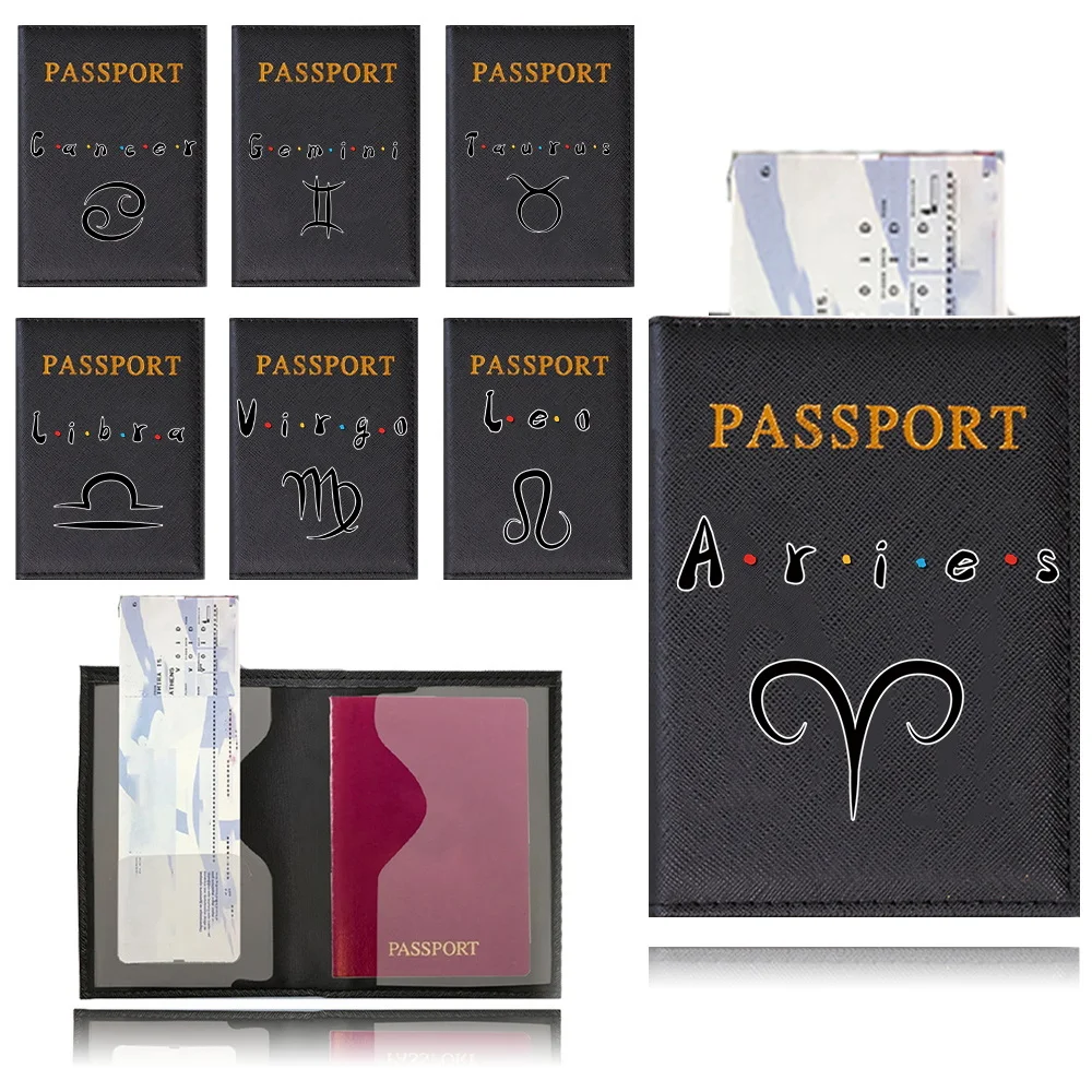 

Constellation Series Travel Passport Cover Holder Protective Cover ID Credit Card for Long Journeys Flights