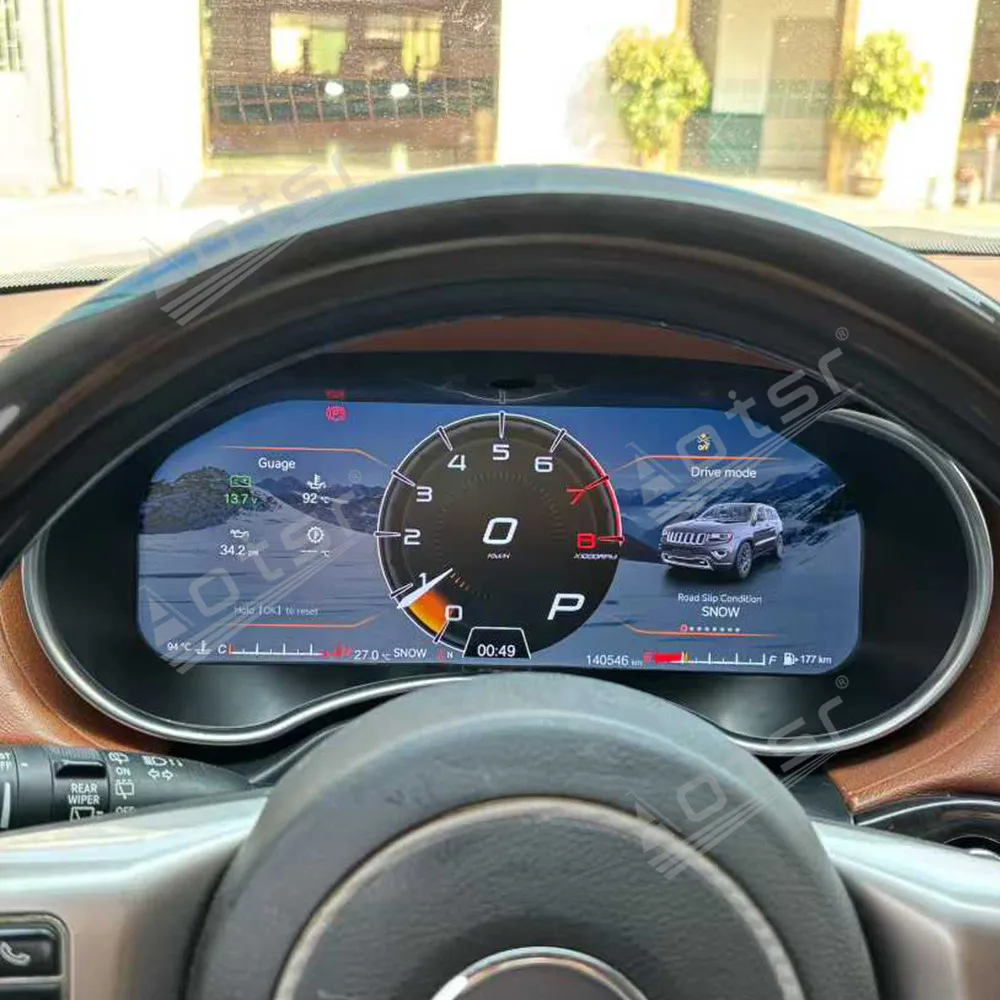 

Digital Cluster Odometer Screen For Jeep Cherokee 2011-2013 LCD Instrument Panel Virtual Cockpit Speed Meter car accessories