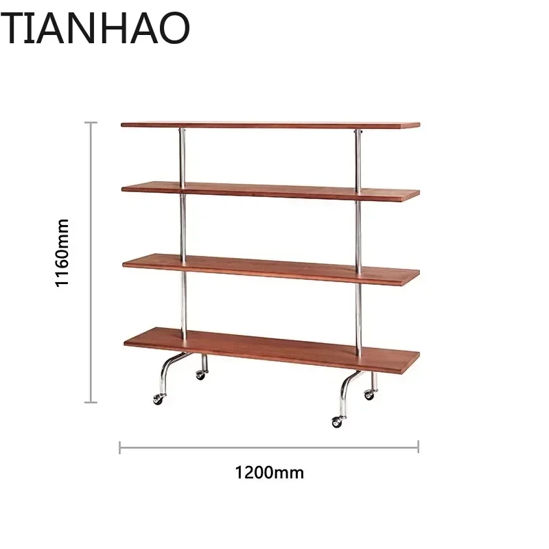 Metal Shelf Multi-Layer Living Room Floor-Standing Simple Display Rack