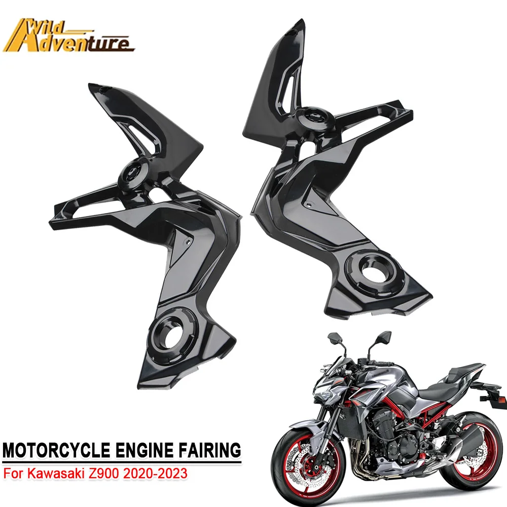 

Z900 Motorcycle Engine Front Side Trim Frame Body Cover Side Panel Fairing Fit For Kawasaki Z900 Z 900 2020-2022 2023 Accessorie