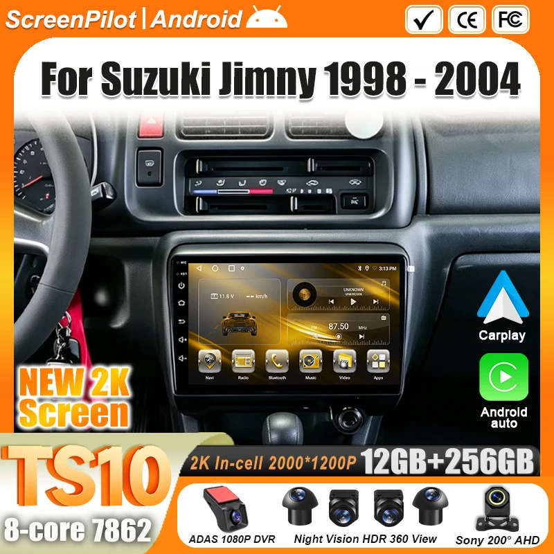 Car Radio For Jeep Renegade 2016 - 2020 Multimedia Video Player Carplay Touch Screen RDS 8 Core 5G GPS Navigation Wifi Bluetooth