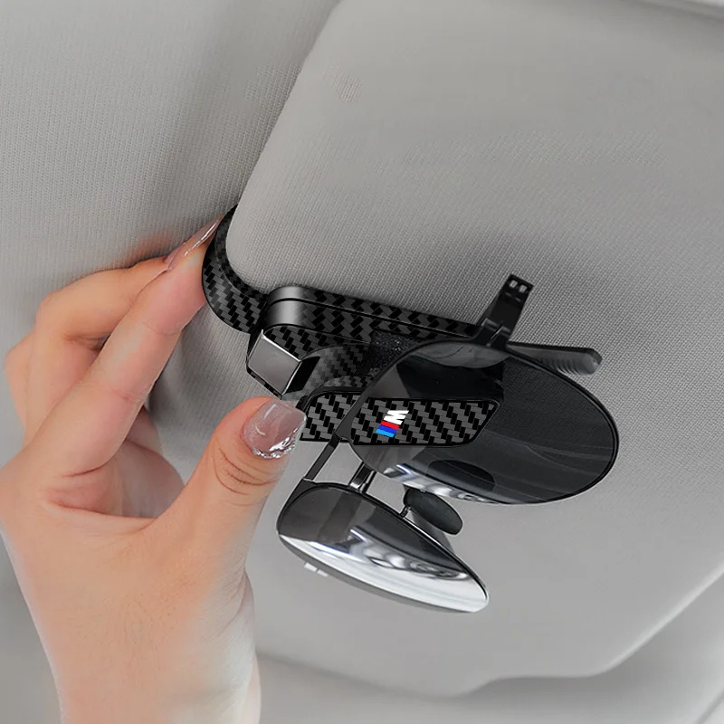 Car Glasses Clip Car Sun Visor Automotive Hanger Clip Sunglasses Clips Holders For BMW M X1 X3 X5 E30 E90 M3 F30 F20 F10 E46 E60 view 5