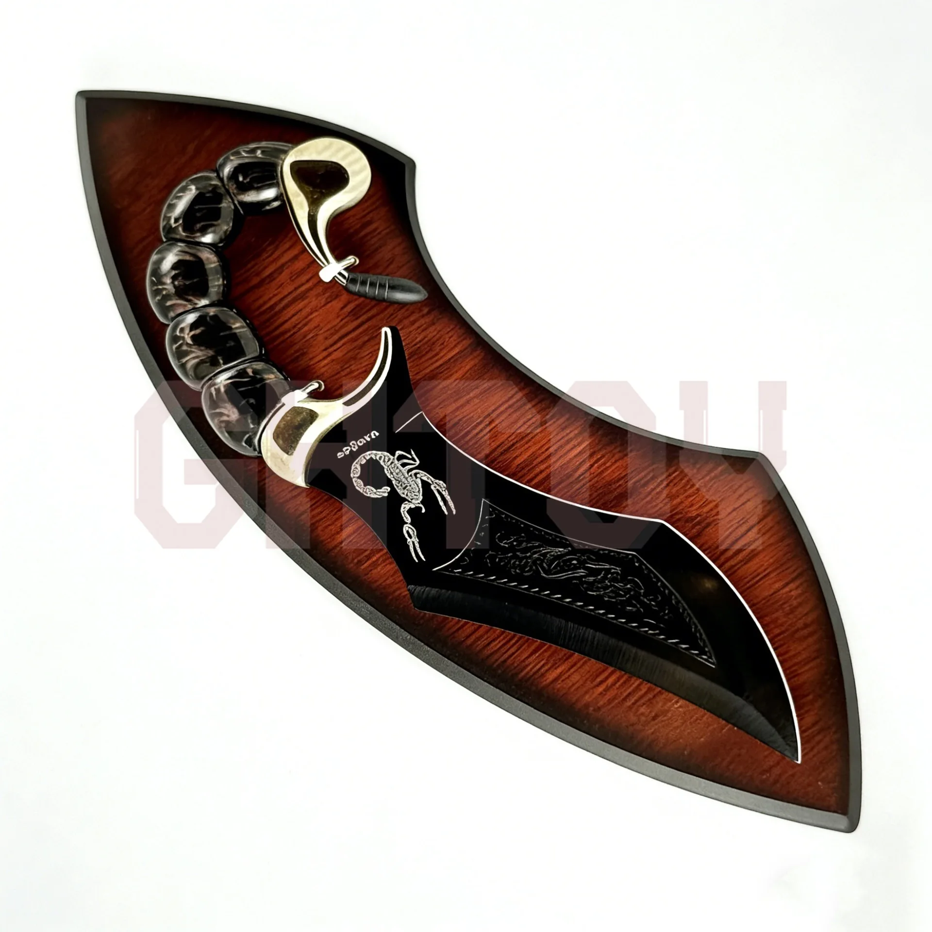 

48cm Scorpion shaped claws knife Uncut blade Weapons Model Cosplay props Display Ornaments Collection Birthday Gift for Girl Boy