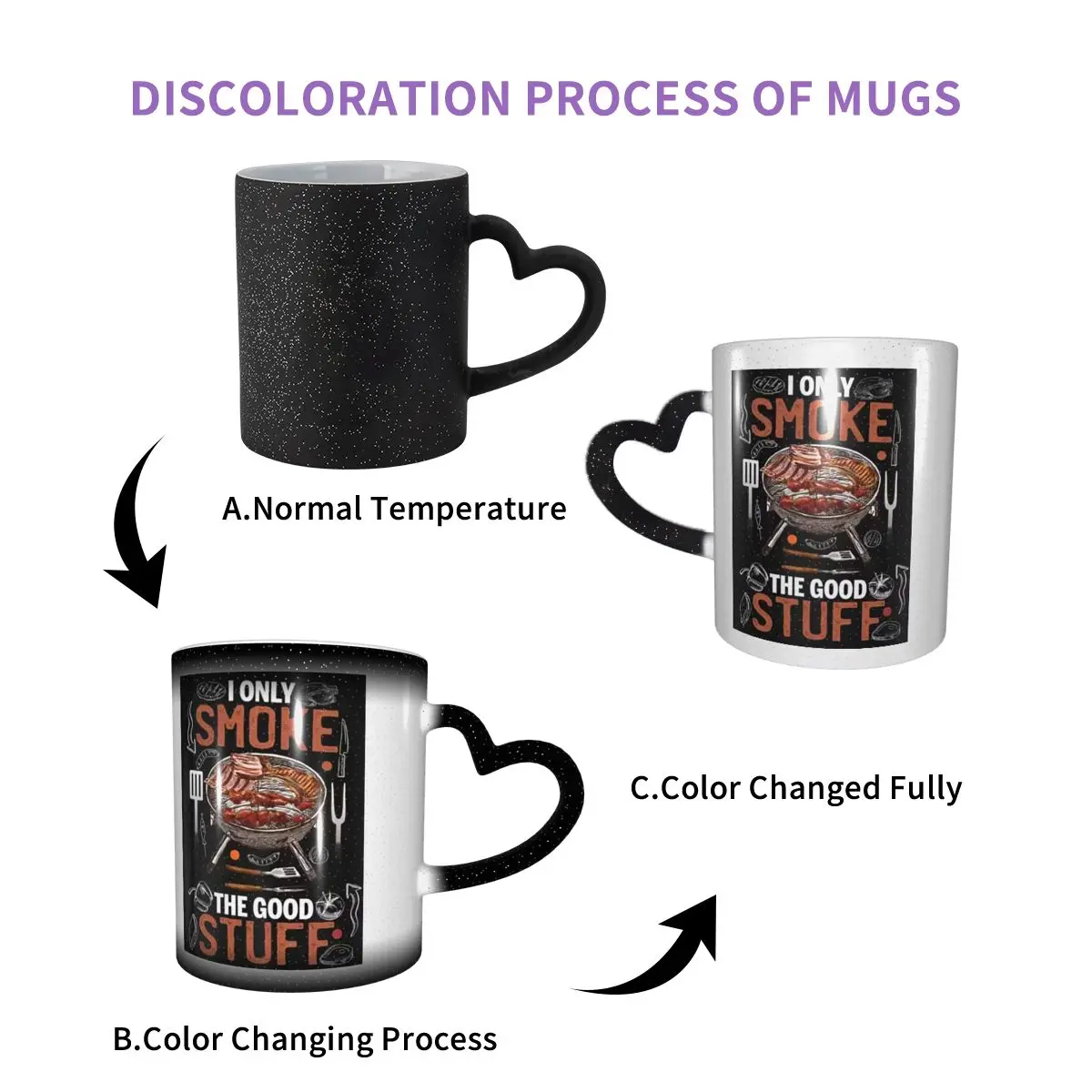 I Only Smoke The Good Stuff Mug Funny Ceramic Coffee Cups Tea Mugs Milk Cup Drinkware Gifts for Friends