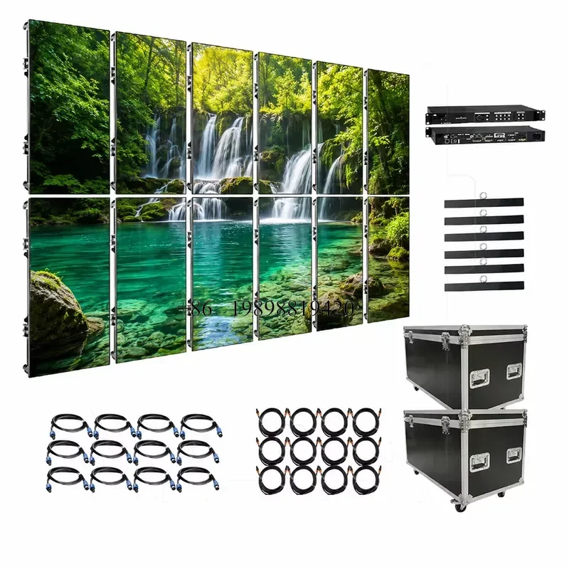 Wmwmnu High Resolution P3.91 Micro Tile LED Display Screen 500x500mm 500x1000mm for Indoor Outdoor customized product