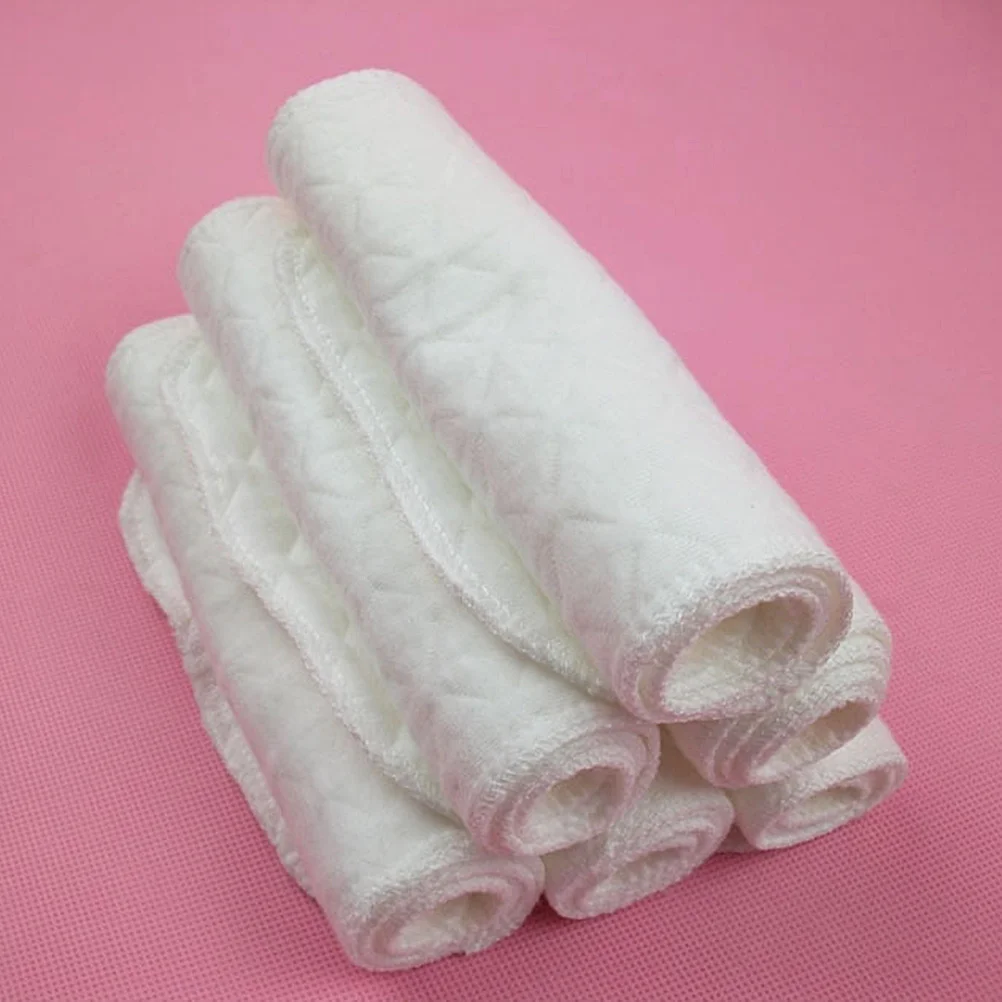 

10Pcs Baby Diaper Change Pad Cotton Three Layer Ecological Washable Breathable Baby Infant Cotton Diapers Portable Changing Mat