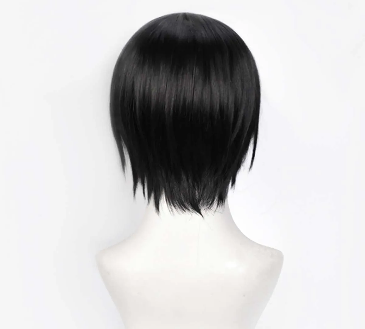 Men Cosplay Shinmon Benimaru Short Black Hair Wig