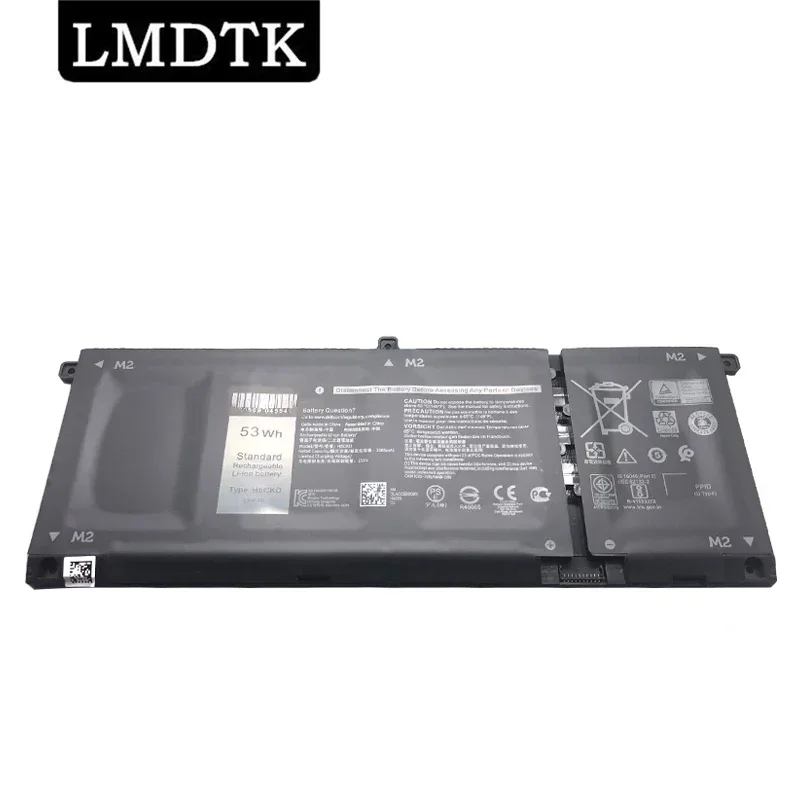 

LMDTK Новый H5CKD Аккумулятор для ноутбука Dell Inspiron 5502 5505 5409 5400 7506 2 в 1 3410 3510 9077G P129G P102F 5401 5509 5408 53WH