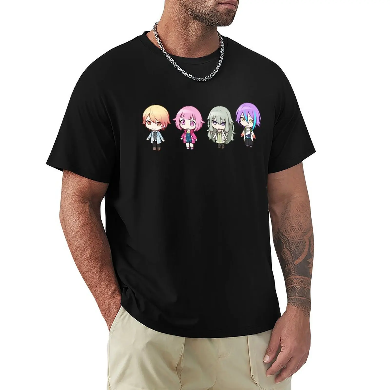 Wonderlands x Showtime Chibis T-Shirt t shirt man casual T-Shirt