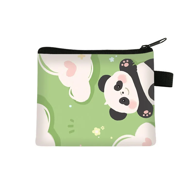 New Panda Series Coin Purse Student Children's Card Bag Cute Storage Bag Headphone Bag Mini Bag Coin Wallet Pochette Little Bag