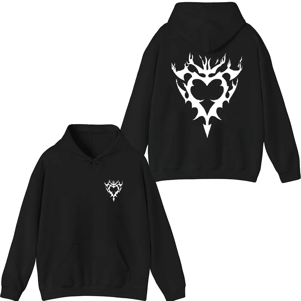 

Толстовка Odetari Merch Fenrir, модная толстовка унисекс для мужчин и женщин, пуловер с длинными рукавами в стиле рэпера, топы
