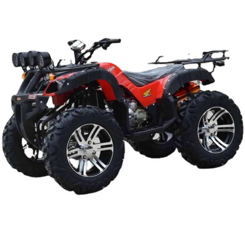 Adult two-seater size ATV water-cooled axle drive four-wheel drive gasoline mountain bike