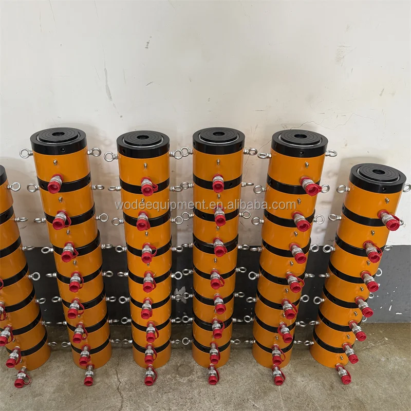 For Single Acting Hydraulic Jack Self-locking Type Lock-nut Hydraulic Cylinder Jack