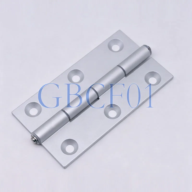 Aluminum Alloy Butterfly Hinge Short Type Industrial Folding Hinge Lightweight Cabinet Hardware M5 M6 M8 M8-45 Silver Black