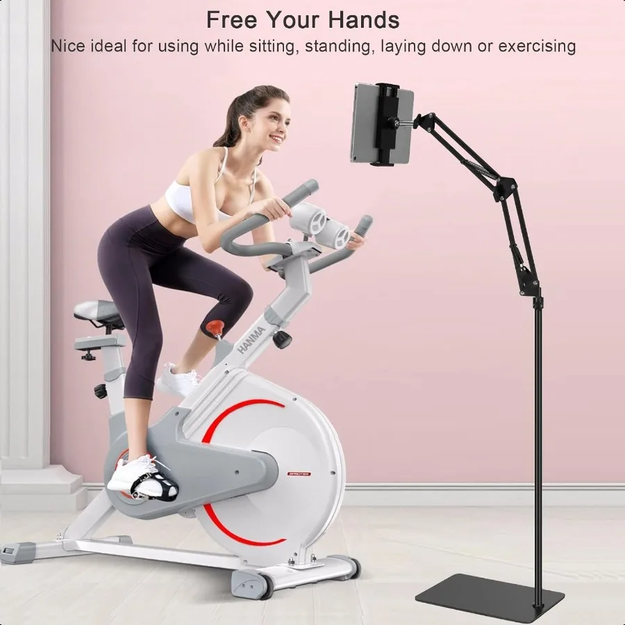 Напольная подставка для планшета, регулируемая универсальная вращающаяся на 360 градусов металлическая подставка для планшета, подставка для телефона для iPad iPhoneX iPad Pro или другого