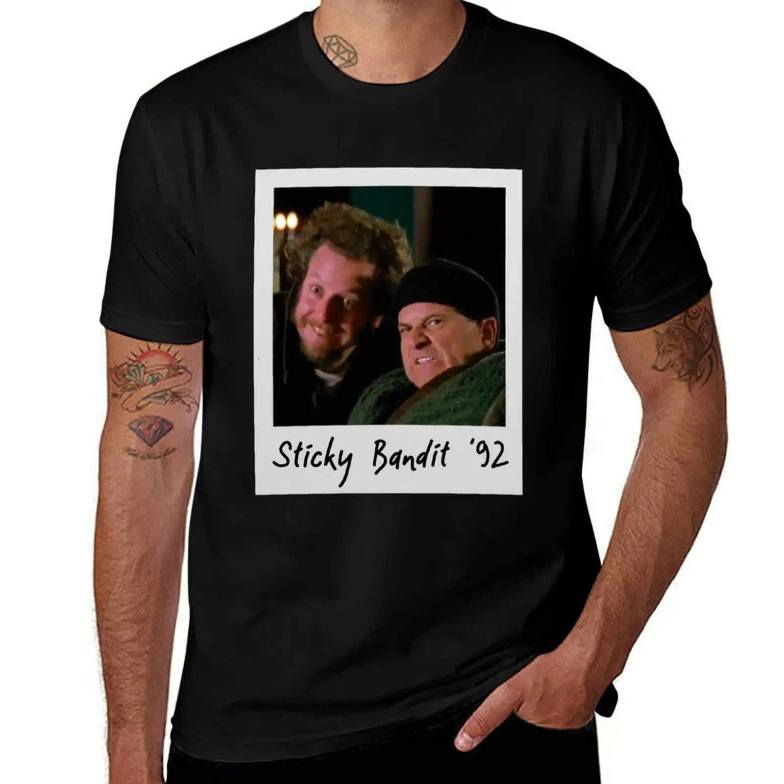 Sticky Bandit '92 T-Shirt Basic Plain Tee for Spring and Summer T-Shirt