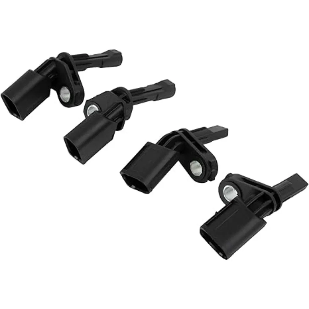 4PCS ABS Wheel Speed Sensor 7H0927803 Front Rear Left Right for Volkswagen VW Passat Jetta Tiguan Beetle GTI EOS Golf CC