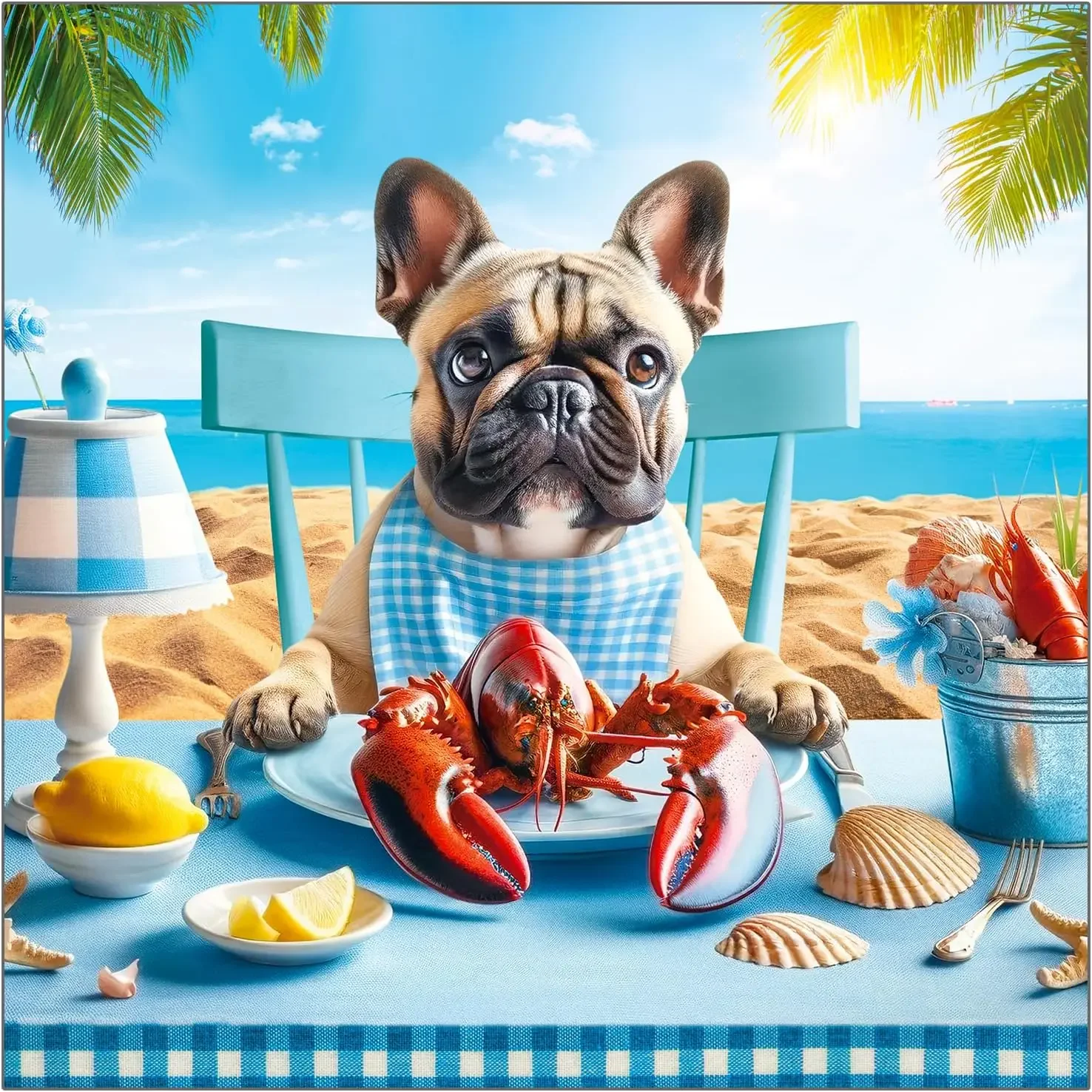 Puzzle chien et homard, 1000/520/120 pièces, jeux d'activités familial stimulants pour salle de jeux, chambre à coucher, salon, cadeau de fête