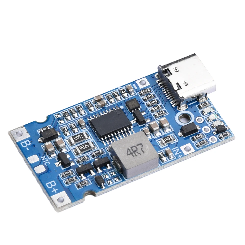 Módulo de carregamento da bateria de lítio, QC Fast Charge Board, tipo C, 2S, 3S, 4S, BMS, 4.5V-15V, 18W, 2A