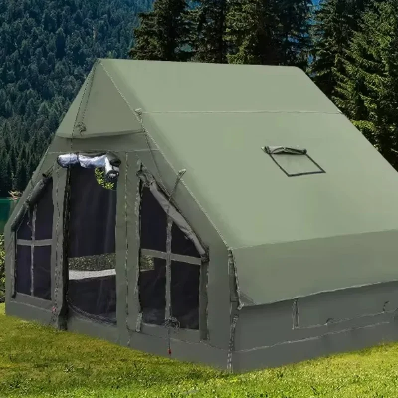17.2 Inflatable partition room family tent outdoor camping tent