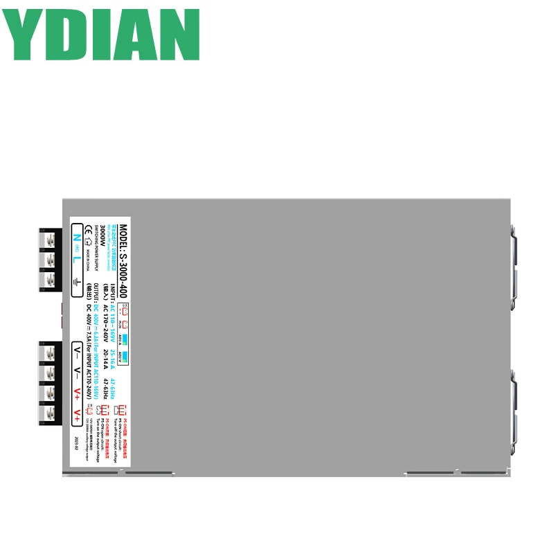 Imagem -02 - Fonte de Alimentação Ajustável de Alta Tensão para Uso Doméstico Comutação Pfc 0160v 0250v 300v 350v 400v 3000w 110v 220v ca cc Smps