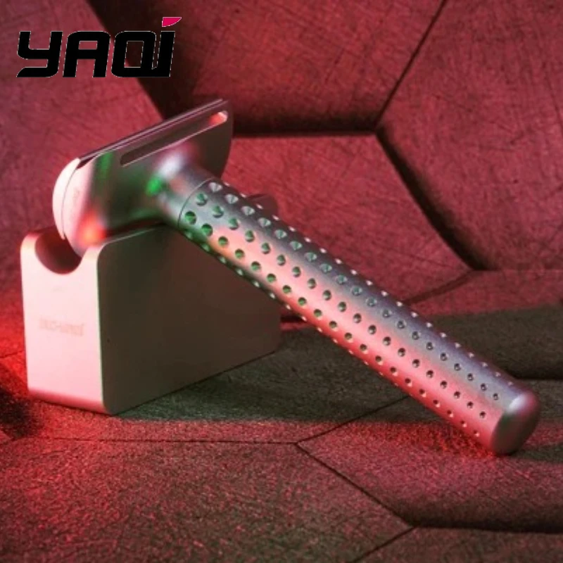 

2026 Yaqi Sputnik Aluminum Safety Razor for Men with Holder Classic Shaving Tool