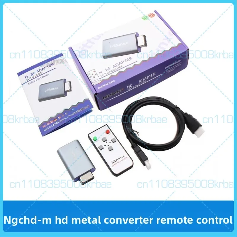 

For NGC HD Metal Converter With Remote Controller Component To HD Output Non 3D Printed Retro Adapter