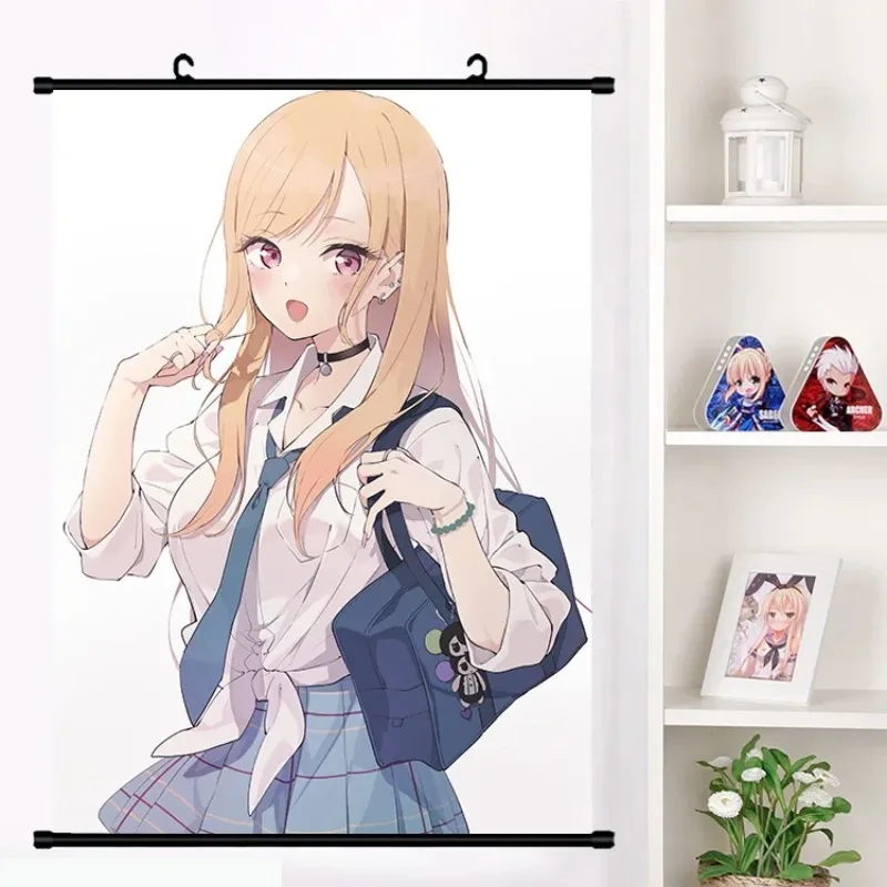 Anime My Dress Up Poster Canvas Goj Wakana Hanging Scroll Kitagawa Marin Print Wall Art Pictures Living Room Home Decor Painting