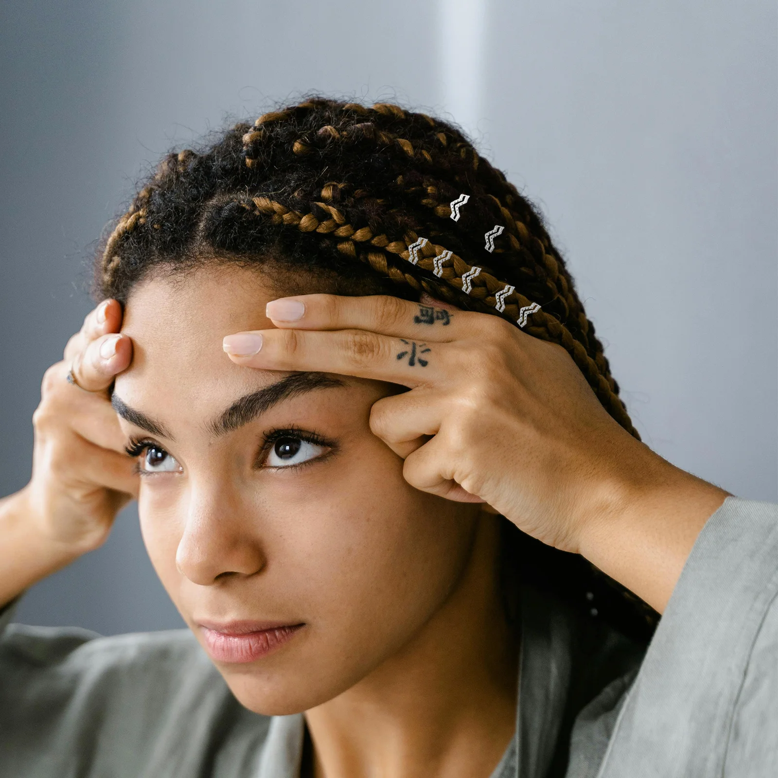 

100pcs Dreadlock Jewelry Braid Cuffs Beads For Braids Iron Braiding Accessories Snake Hair Rings Party Wedding Hair Decorations