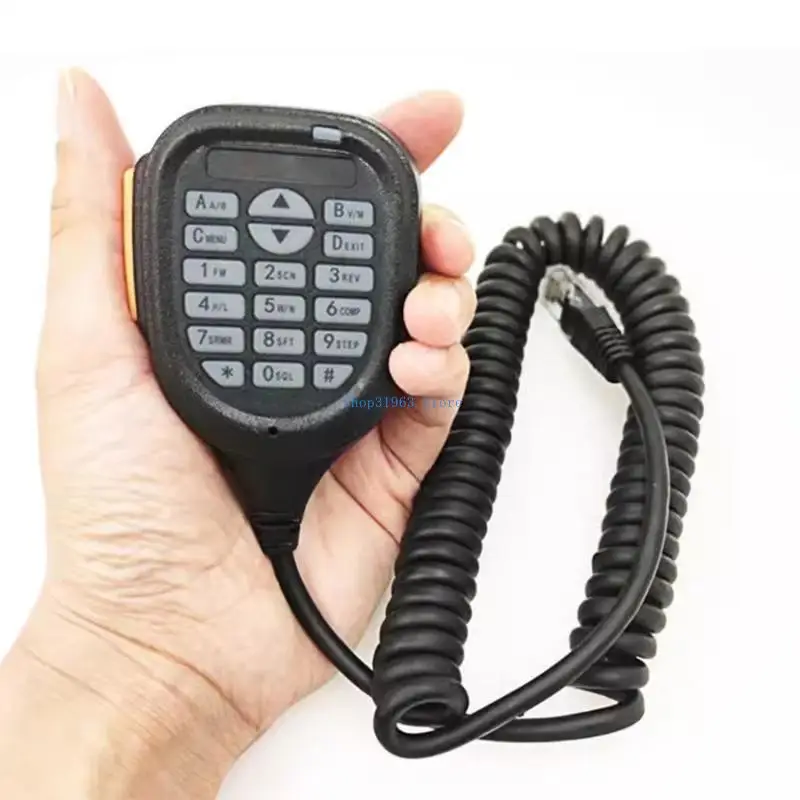 L4MA Multifunction Hand Microphone Stable Performances Radio for In Vehicle Two Way Radio