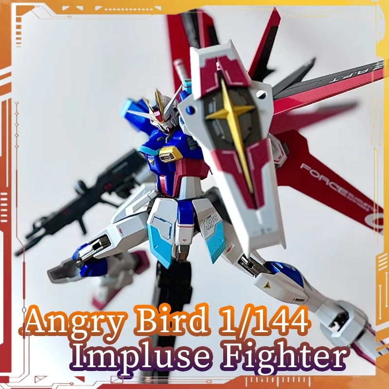 

Angry Bird KO MR Impulse Fighter Action Figure Alloy Skeleton 1/144 Scale Assembly Model Kit SEED-D Anime Figures Birthday Gift