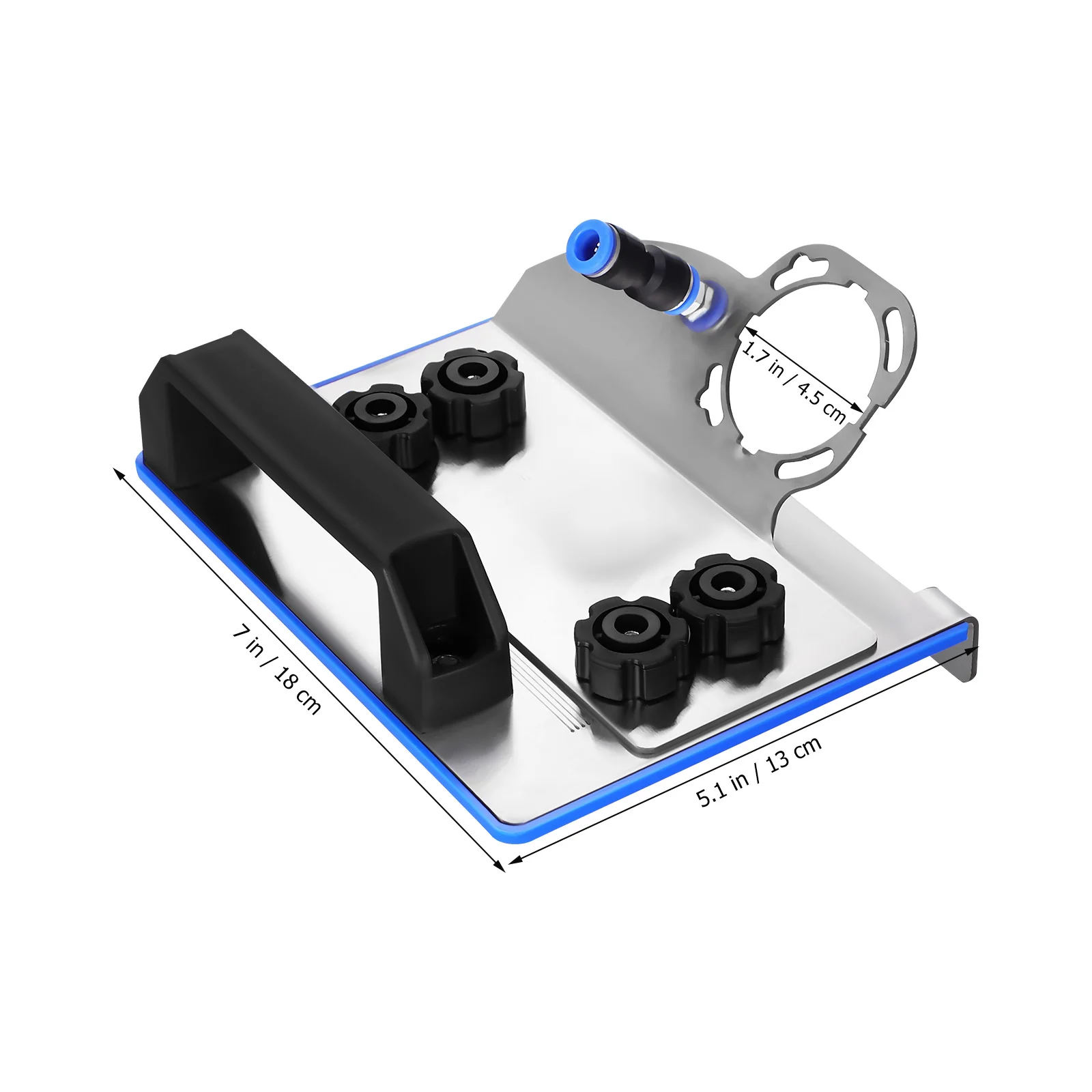 

45 Degree Angle Grinder Stand Tile Chamfering Fixing Tool Cutting Guide Attachments Durable Steel Steady Performance For