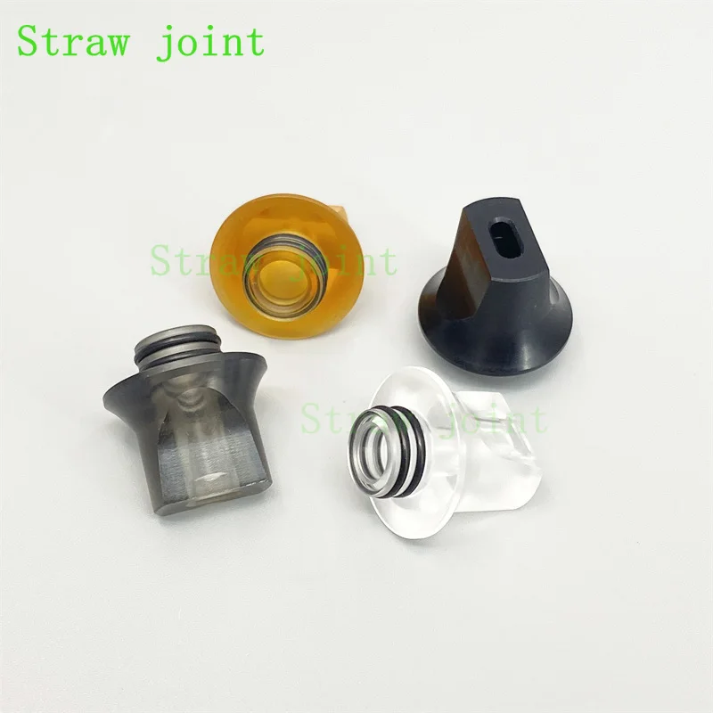 1pc 510 Flat Mouth Acrylic Straw Joint