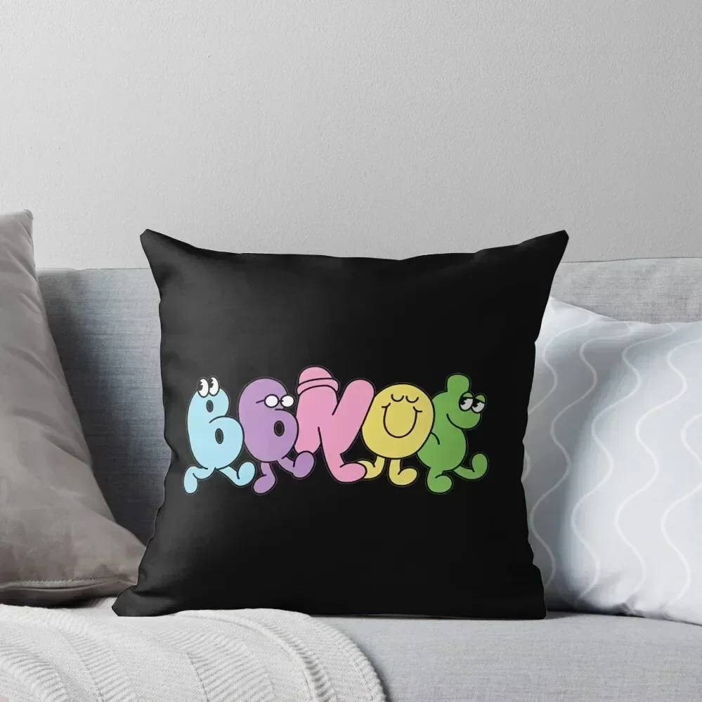 

Bbno Merch Character Bbnos Throw Pillow Cushions For Children Sofa Cushions Covers luxury covers bed pillows pillow