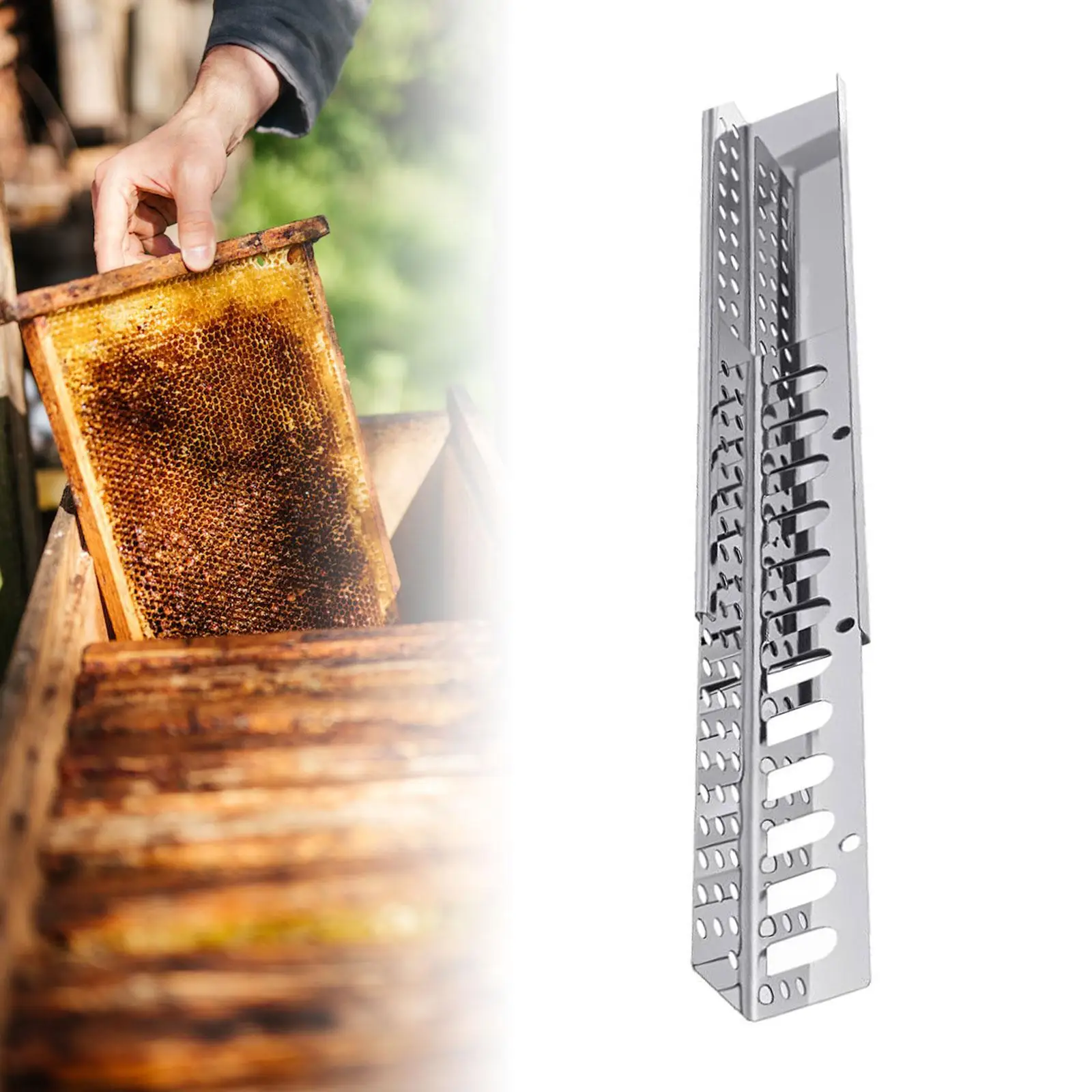 

Beehive Entrance Reducer Sliding Guard for 8 or 10 Frame Hives