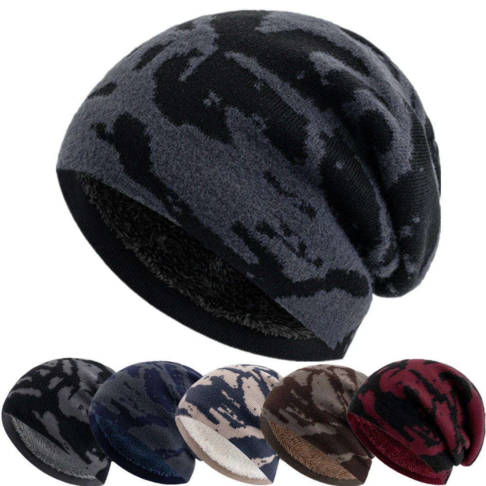 

Hot Sale Men Women Warm Winter Hat Artist Style Plush Fur Lined Beanie Hat Dandy Winter Hats For Men Unisex Knitted Hat