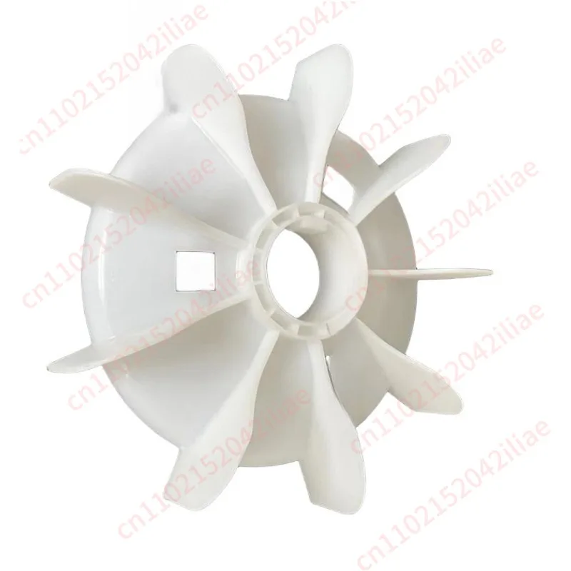 Motor fan blade 132 thickened high temperature resistant multi-blade 200 cooling fan blade three-phase motor accessories