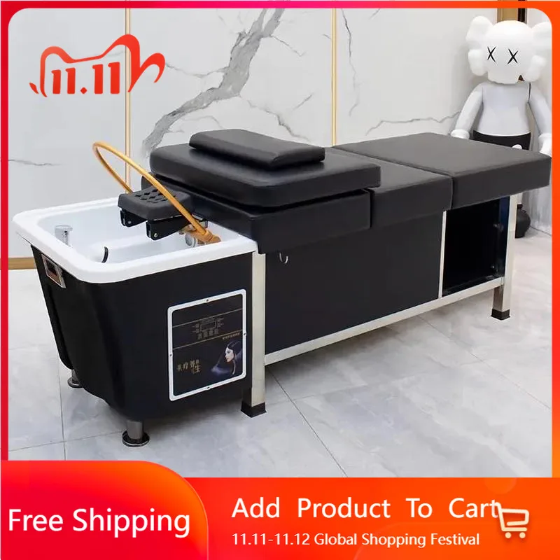 

Italian Equipment Shampoo Chair Water Circulation Styling Chair Shaving Hairdressing Adult Meuble Esthéticienne Unique Furniture