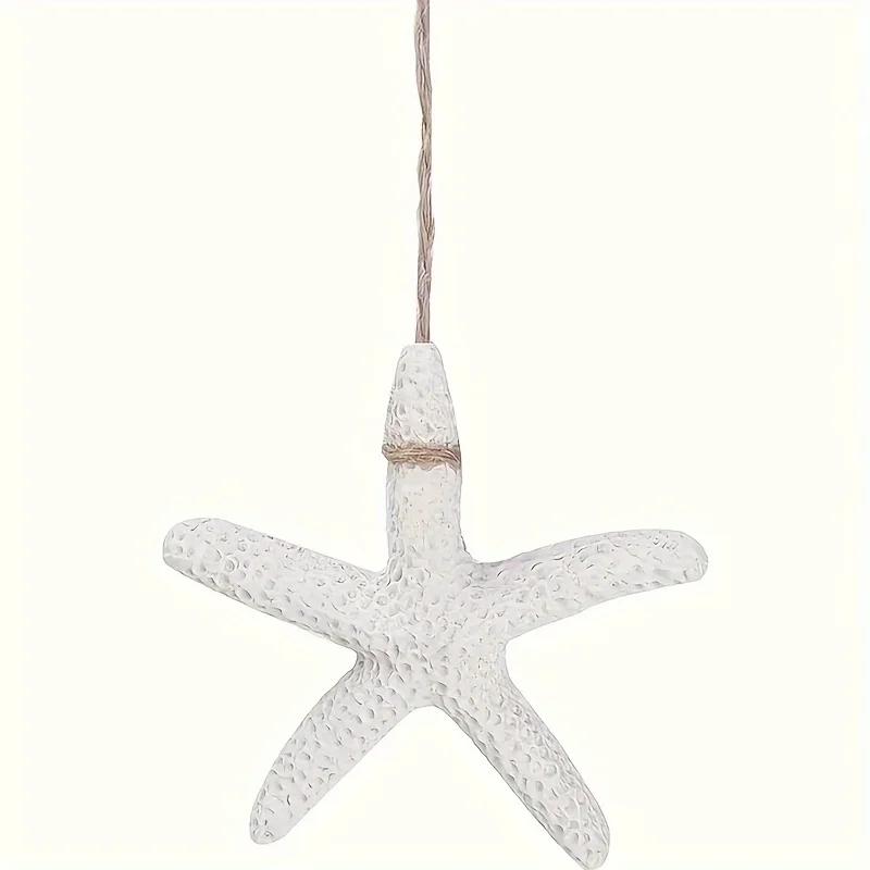 20 قطعة من زينة نجم البحر من الراتنج متعددة الاستخدامات - مثالية لحفلات الزفاف وعيد الميلاد والهالوين وعيد الفصح - تصميم حرفي بدون ريش