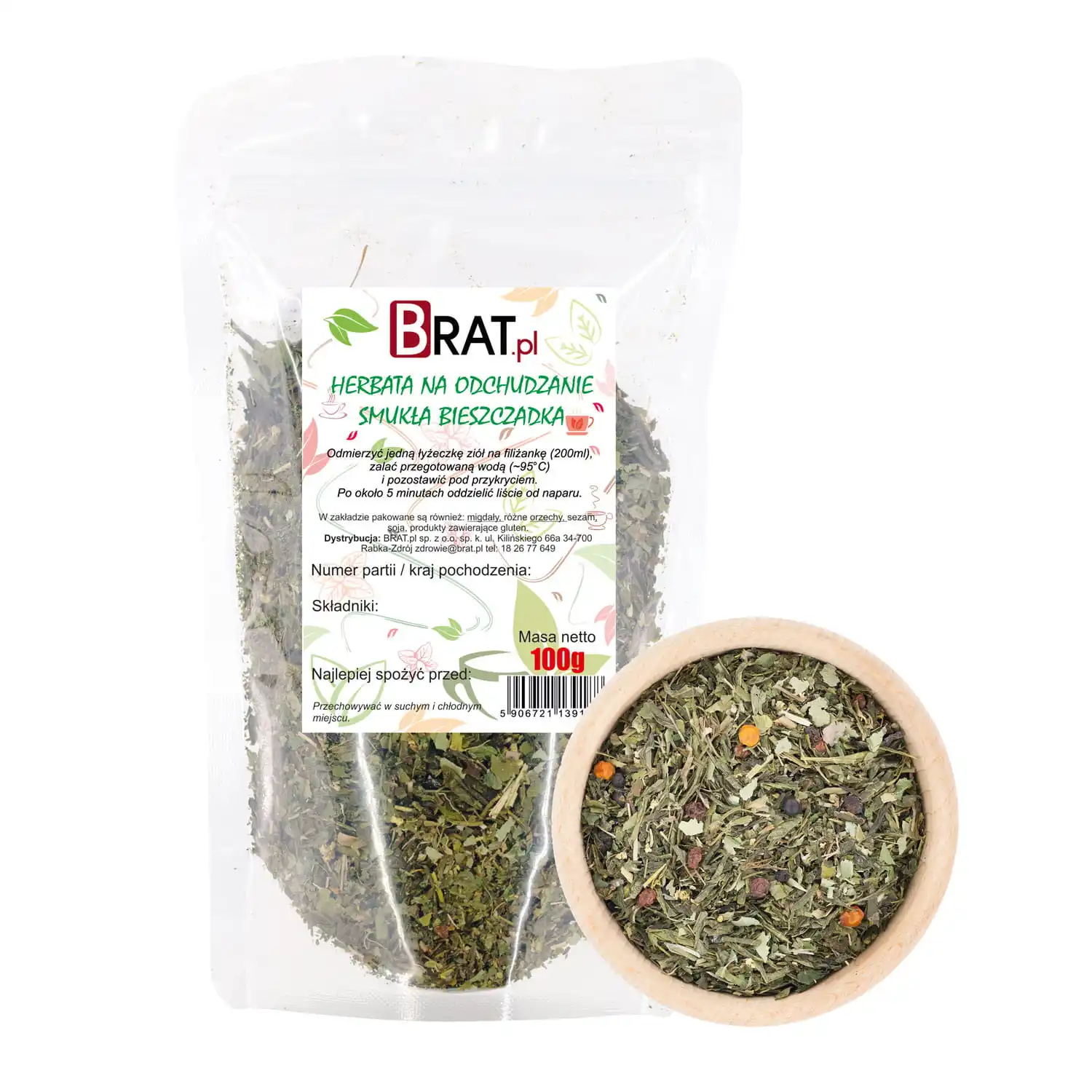 شاي لفقدان الوزن ، نحيل Bieszczadka ، ، ، g