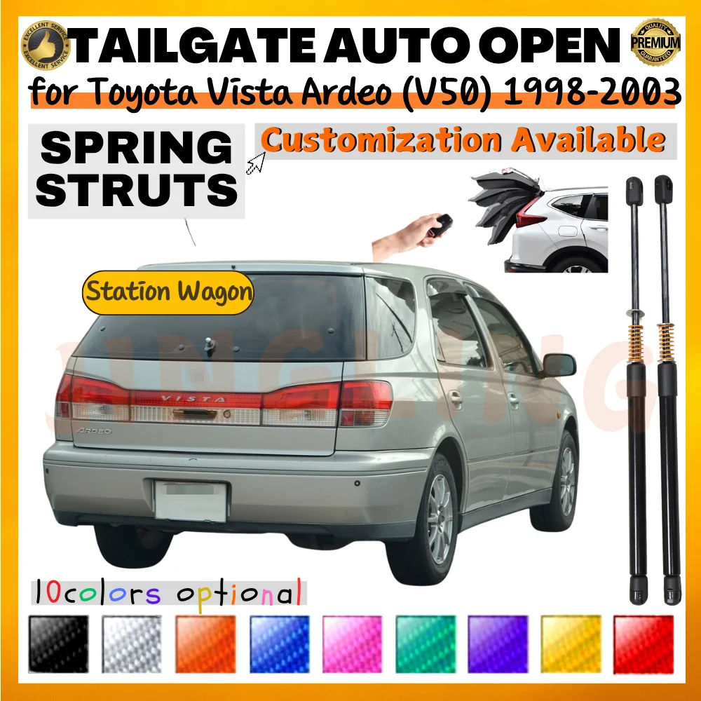 

Qty(2) Trunk Struts with Spring for Toyota Vista Ardeo (V50) Station Wagon 1998-2003 Rear Tailgate Lift Supports Shock Absorbers